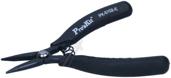 1PK-5102-E KLEŠTA ŠPICASTA SA ESD ZAŠTITOM SA OPRUGOM DUŽINA 140MM PROSKIT